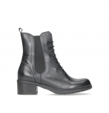 wolky ankle boots 01269 brooks 37000 black leather