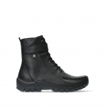 wolky lace up boots 04738 reach 24000 black leather