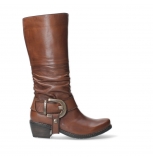 wolky long boots 00456 la banda 20430 cognac leather