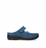 wolky slippers 06227 roll slipper 13804 atlantic blue nubuck