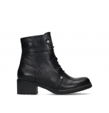 wolky ankle boots 01260 red deer 30000 black leather