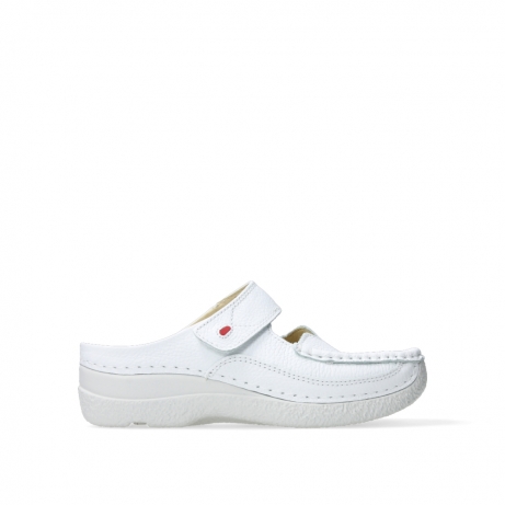 wolky slippers 06227 roll slipper 70101 white leather