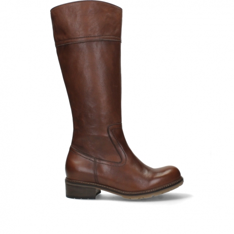 wolky long boots 04477 moher 32430 cognac leather