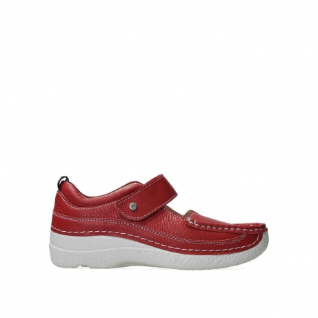 wolky mary janes 06214 roll combi 71570 red leather
