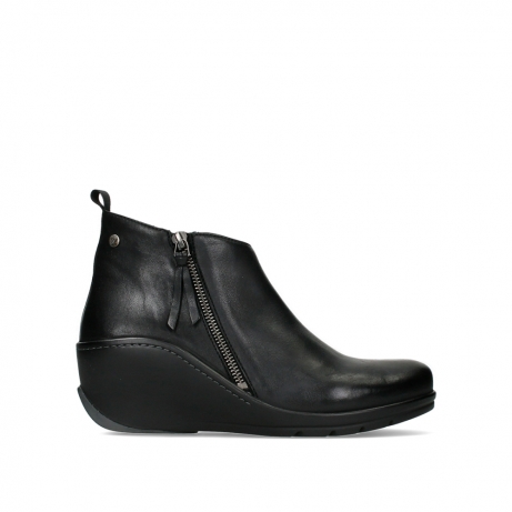 wolky ankle boots 03875 anvik 30000 black leather