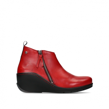 wolky ankle boots 03875 anvik 30505 dark red leather