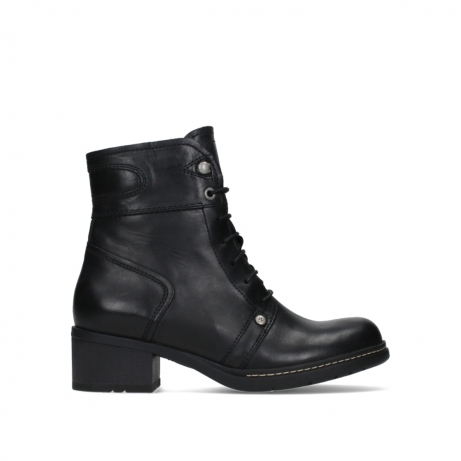 wolky ankle boots 01266 red deer xw 30000 black leather