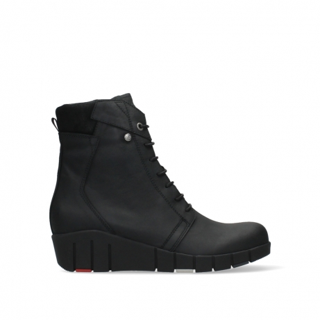 wolky ankle boots 01775 portland 10000 black nubuck