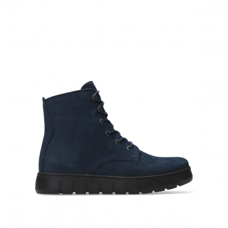 wolky ankle boots 02377 new wave 10820 denim nubuck