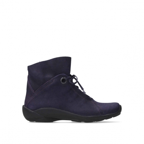 wolky lace up boots 01657 diana 11600 purple nubuck