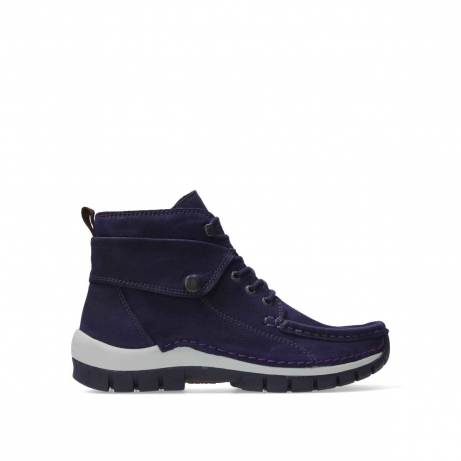 wolky lace up boots 04725 jump 11600 purple nubuck