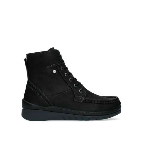 wolky lace up boots 04855 next 11000 black nubuck
