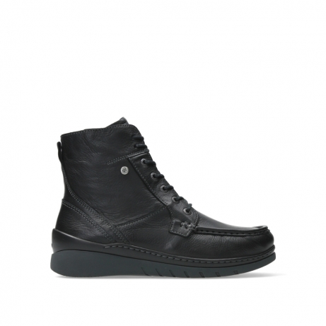 wolky lace up boots 04855 next 24000 black leather