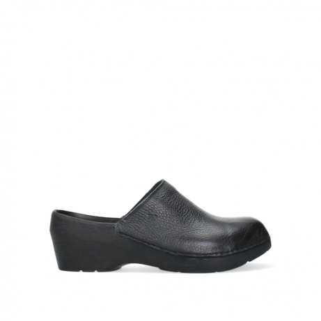 wolky clogs 06075 pro clog 70000 black leather