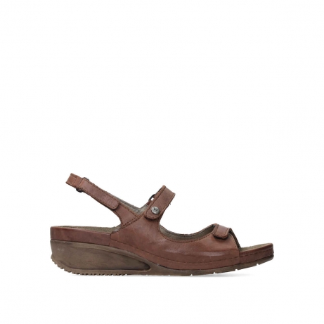 wolky sandalen 00425 shallow 30310 brown leather