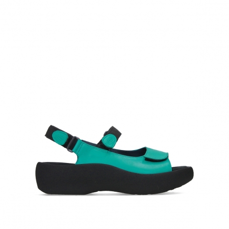 wolky sandalen 03204 jewel 34760 turquoise leather