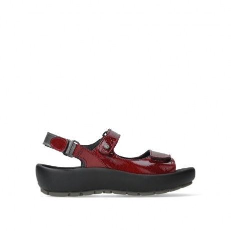 wolky sandalen 03333 brasilia 60500 red patent leather