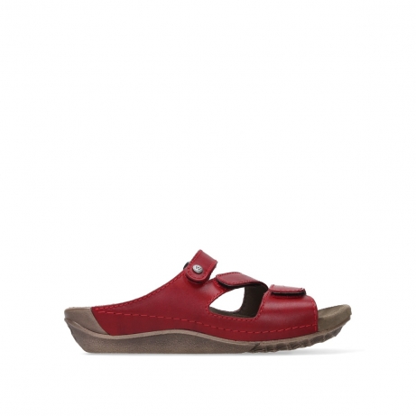 wolky slippers 00536 jasper 50500 red leather