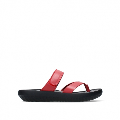 wolky slippers 00880 tahiti 31500 red leather