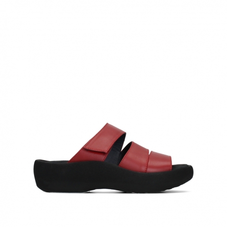 wolky slippers 03207 aporia 30500 red leather