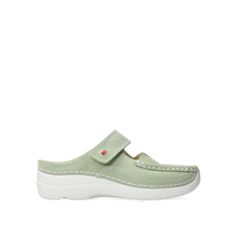 toespraak Salie Scenario Wolky Shoes 06227 Roll Slipper light green nubuck order now! Biggest Wolky  Collection| Wolkyshop.com