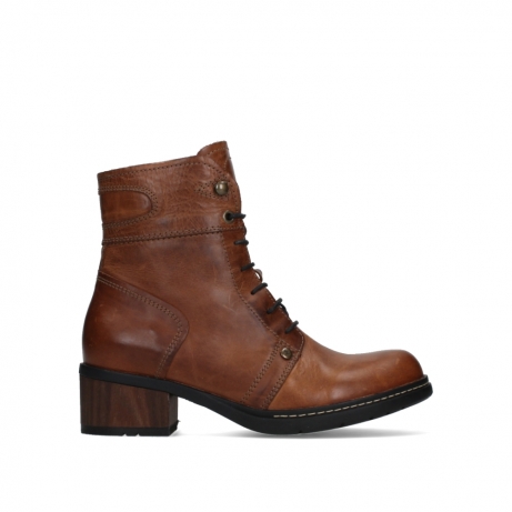 wolky ankle boots 01260 red deer 30430 cognac leather