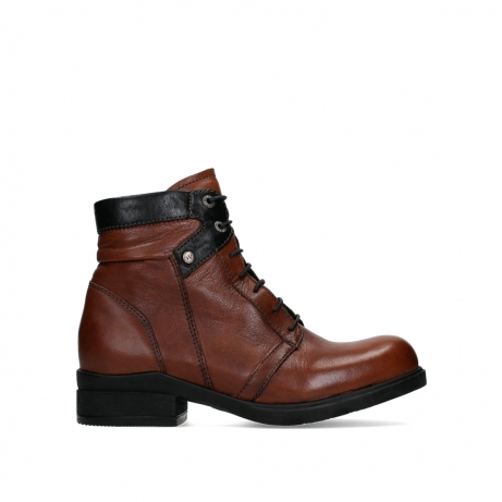 wolky ankle boots 02628 center wr 20430 cognac leather