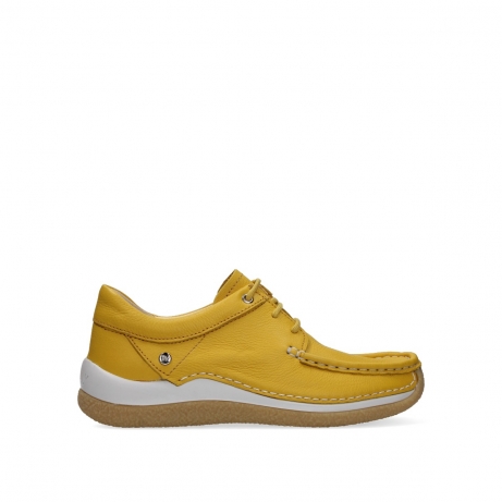 wolky lace up shoes 04525 celebration 20900 yellow leather