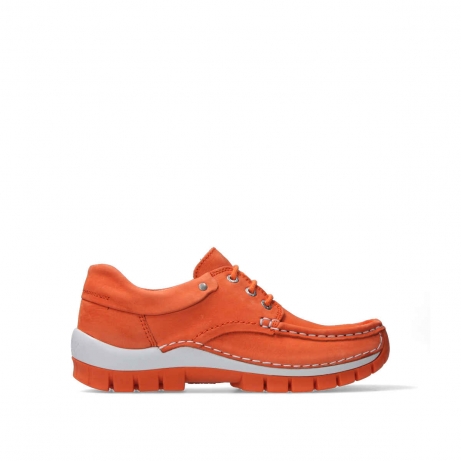 wolky lace up shoes 04701 fly summer 10557 nubuck orange
