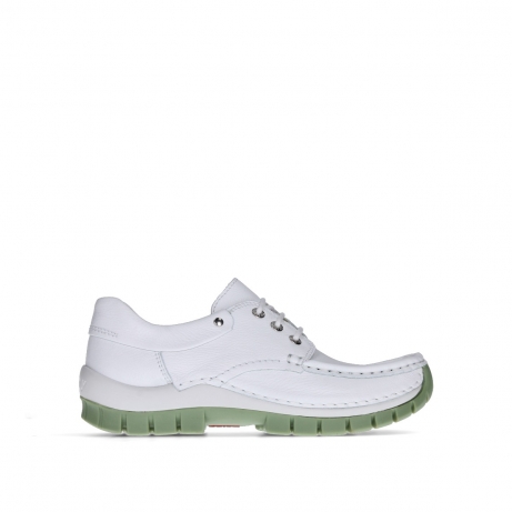 wolky lace up shoes 04701 fly summer 20174 white light green leather
