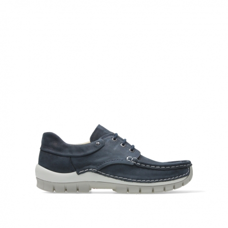 wolky lace up shoes 04750 fly men 11820 blue nubuck
