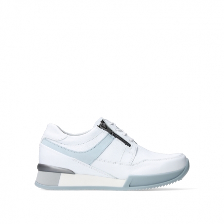 wolky lace up shoes 05882 field 20180 white light blue leather