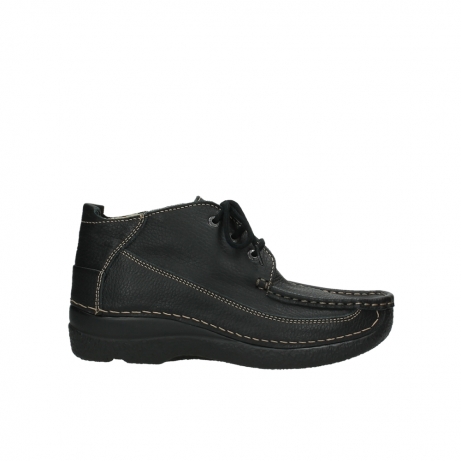 wolky comfort shoes 06200 roll moc 70000 black leather