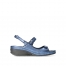 wolky sandalen 0040102800 blauw kunstleer 