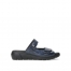 wolky slippers 04102 cyprus 67800 blauw crocolook lakleer