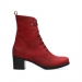 wolky ankle boots 05050 sarah 10505 dark red nubuck