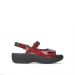 wolky sandalen 03204 jewel 67500 red crocolook patent leather