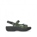 wolky sandalen 03204 jewel 67700 green crocolook patent leather