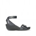 wolky sandalen 03776 era 67210 anthracite crocolook patent leather
