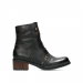 wolky ankle boots 01260 red deer 30305 dark brown leather