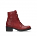 wolky ankle boots 01260 red deer 30505 dark red leather